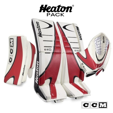Pack Gardien Bottes Bouclier Mitaine CCM EFLEX 7.9 HEATON 10 Édition limitée Senior