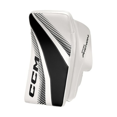 Bouclier de gardien CCM PHENOM Junior blanc et noir