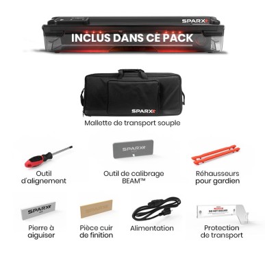Contenu du pack Affûteuse de lames Sparx ES300 sans accessoires