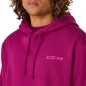 Sweat à capuche CCM Casual Hoodie framboise Sweat à capuche CCM Casual Hoodie framboise