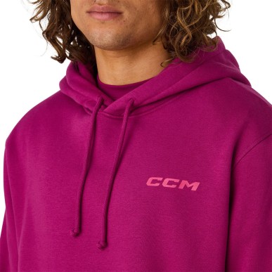 Sweat à capuche CCM Casual Hoodie framboise