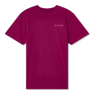 T-shirt CCM Casual couleur framboise
