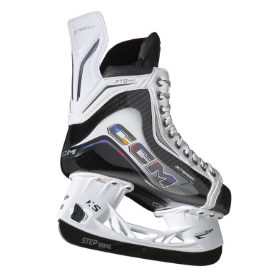 Patins de hockey CCM Jetspeed FT8 PRO WHITE Edition Limitée Senior Blanc