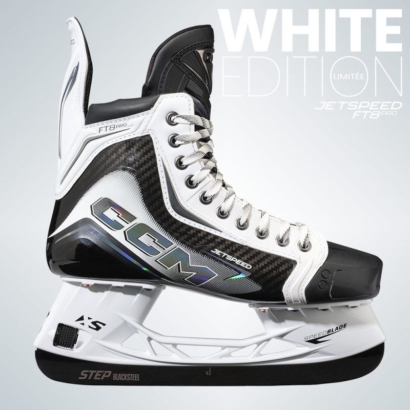 Patins CCM Jetspeed FT8 PRO WHITE LE Senior Patins CCM Jetspeed FT8 PRO WHITE LE Senior