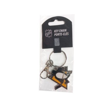 Porte-clés logo équipes NHL officiel Pittsburgh