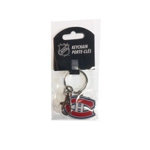 Porte-clés logo équipes NHL officiel Canadiens Montreal