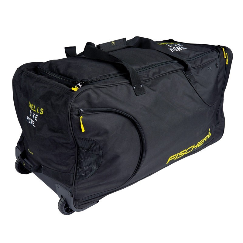 Sac FISCHER Player Wheel 40" à roulettes noir jaune Senior
