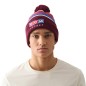 Bonnet CCM Vintage Pom Knit bordeaux