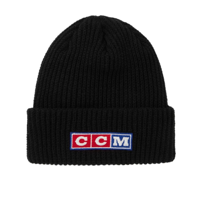 Bonnet CCM Vintage High cuffed noir