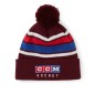 Bonnet CCM Vintage Pom Knit bordeaux