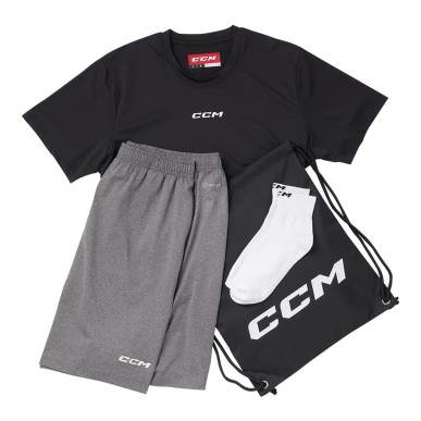 Kit Dryland CCM, t-shirt, short, chaussettes et mini sac