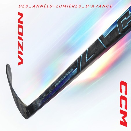Crosse monobloc CCM Vizion 2 Flex 75 Grip Senior