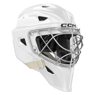 Masque CCM AXIS XF PRO blanc avec grille œil de chat non certifiée