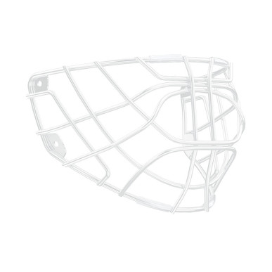 Grille de masque de gardien hockey CCM Pro "oeil de chat" Blanc XF-F9 GFMSTCCEX Certifiée
