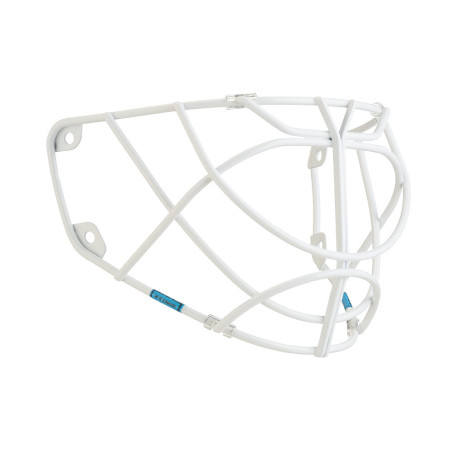 Grille de masque de gardien hockey CCM Pro "oeil de chat" Blanc XF-F9 GFMSTNCCEX non homologuée