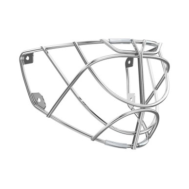 Grille de masque de gardien hockey CCM Pro "oeil de chat" Chrome XF-F9 GFMSTNCCEX non homologuée