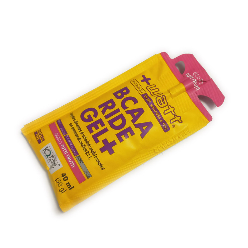 Gel énergétique +WATT BCAA Ride Gel+ Tutti Frutti 40ml Gel énergétique +WATT BCAA Ride Gel+ Tutti Frutti 40ml