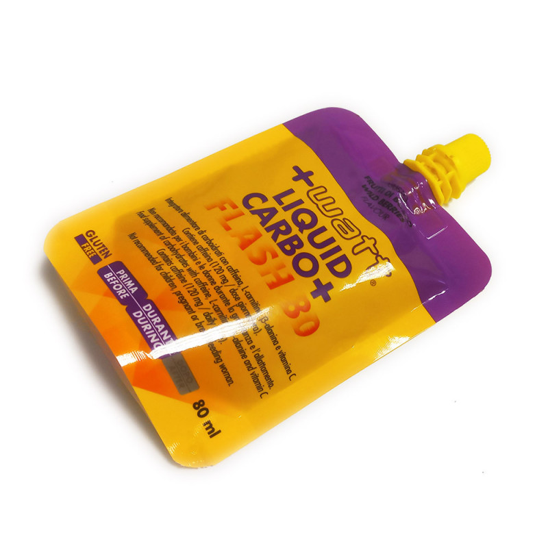 Gel énergétique +WATT Liquid Carbo+ Flash 80 Fruits des bois 80ml