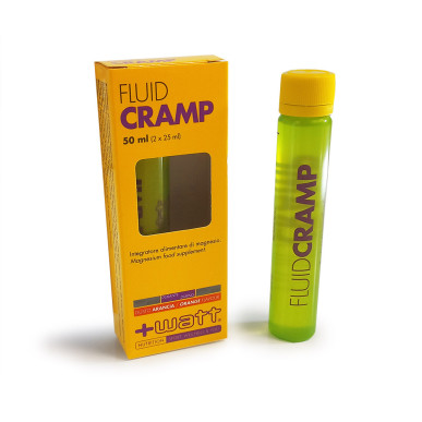 Boisson énergétique +WATT Fluid Cramp Orange 2x25ml