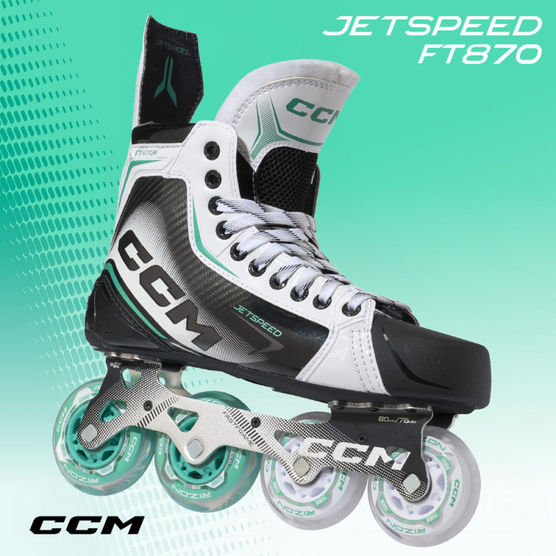 Rollers hockey CCM JetSpeed FT870R Intermédiaire