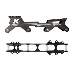 Châssis KONIXX Bolt Alu Hi-Lo noir + kit de montage