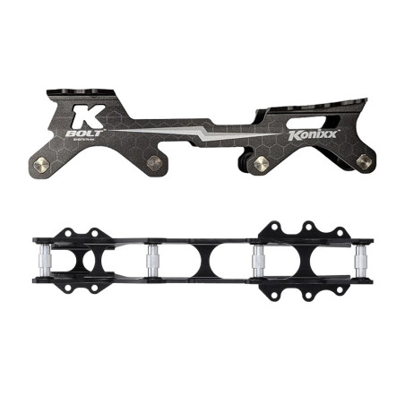 Châssis KONIXX Bolt Alu Hi-Lo noir + kit de montage