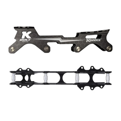 Châssis KONIXX Bolt Aluminium Hi-Lo noir + kit de montage