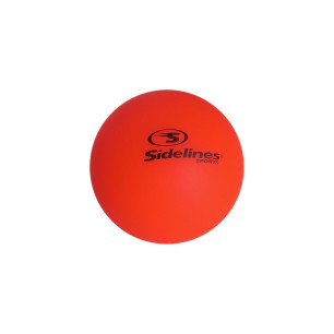 Balle plastique rigide SIDELINES SPORTS orange fluo