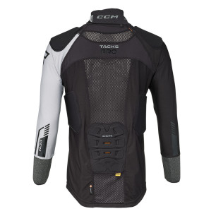 T-shirt CCM Tacks Pro manches longues anti-coupure protège-cou Senior