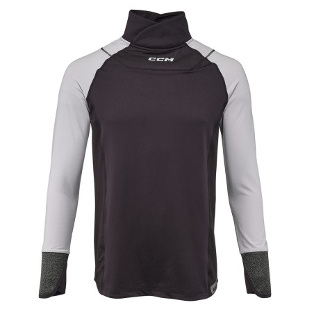 T-shirt CCM manches longues anti-coupure protège-cou Senior