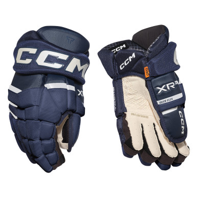 Gants de hockey sur glace CCM XR Pro bleu navy