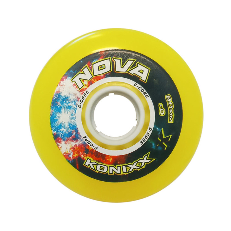 Roue Konixx Nova Indoor jaune Roue Konixx Nova Indoor jaune