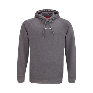 Sweat à capuche CCM Team Fleece Pullover Hoddy Gris Adulte