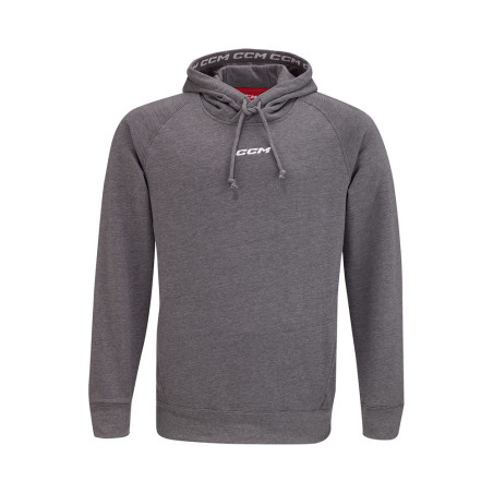 Sweat à capuche CCM Team Fleece Pullover Hoddy Gris Adulte