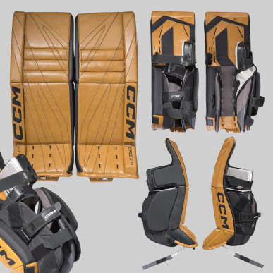 Bottes de gardien CCM EFLEX 7.9 CAMEL EL Senior