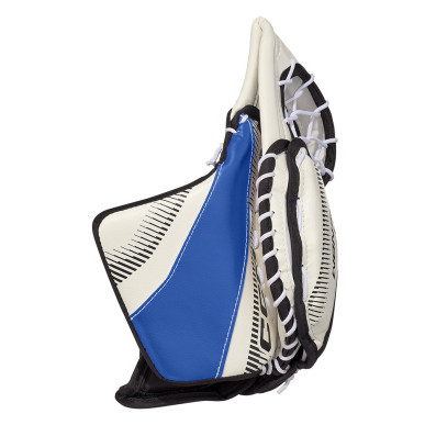 Mitaine de gardien hockey CCM Phenom pour Enfant blanc bleu royal noir