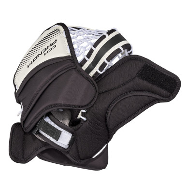 Mitaine de gardien hockey CCM Phenom pour Enfant blanc noir