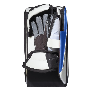 Bouclier de gardien hockey CCM Phenom Enfant blanc bleu royal noir