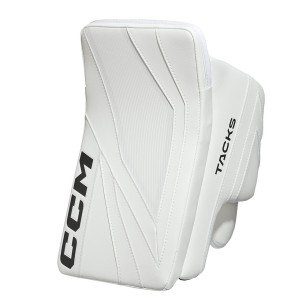 Bouclier de gardien de hockey CCM Tacks Senior blanc