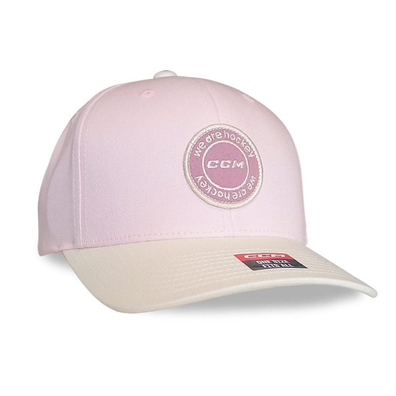 Casquette CCM We Are Hockey Structured snapback rose lilas Casquette CCM We Are Hockey Structured snapback rose lilas