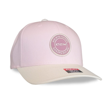 Casquette CCM We Are Hockey Structured snapback rose lilas