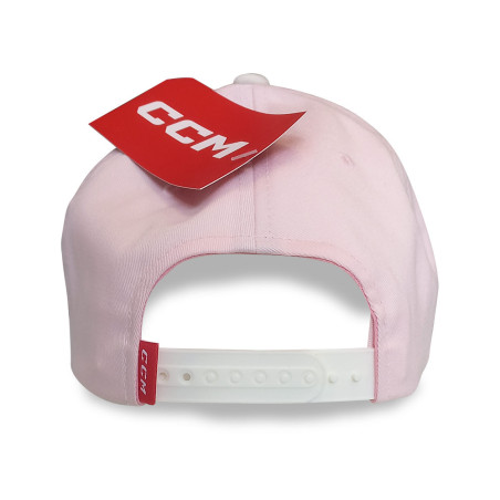 Casquette CCM We Are Hockey Structured snapback rose lilas