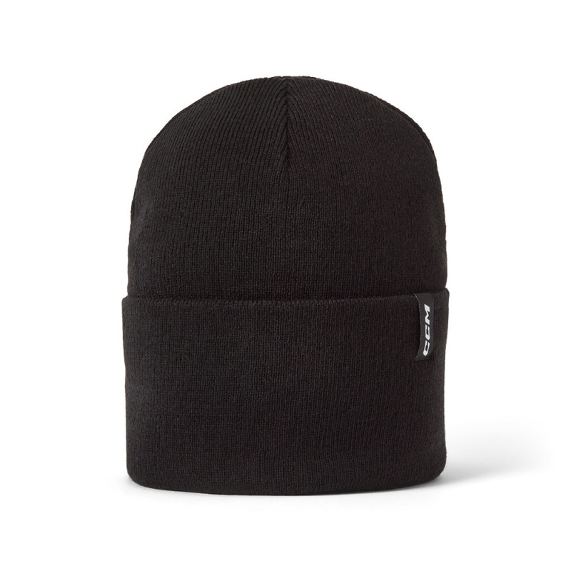 Bonnet CCM cuffed beanie noir Bonnet CCM cuffed beanie noir