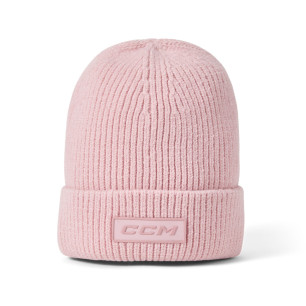 Bonnet CCM We Are Hockey cuffed beanie rose lilas