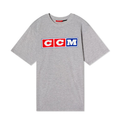 T-shirt CCM Heritage logo gris