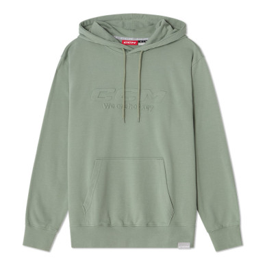 Sweat à capuche CCM We Are Hockey vert Adulte