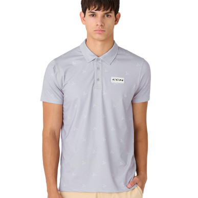 Polo CCM Golf printed gris Adulte