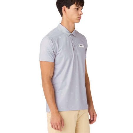 Polo CCM Golf printed gris Adulte