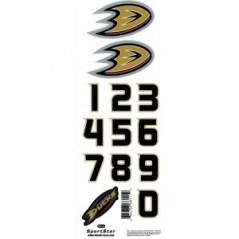planche stickers numéro/logo NHL