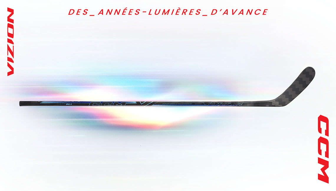 Nouvelle crosse monobloc Vizion 2 de CCM technologie ALUPLI composite